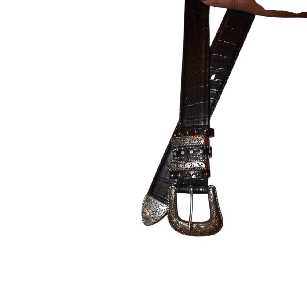 Nocona Brown Leather Belt